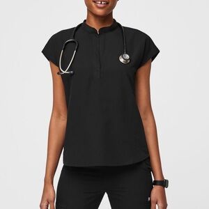 Figs Black Rafaela top XL